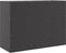 vidaXL - Dressoir - 99x39x73 - cm - staal - zwart