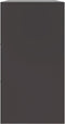 vidaXL - Dressoir - 99x39x73 - cm - staal - zwart