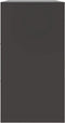 vidaXL - Dressoir - 99x39x73 - cm - staal - zwart