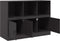 vidaXL - Dressoir - 99x39x73 - cm - staal - zwart
