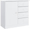 vidaXL - Dressoir - ALTA - 77x35x73 - cm - massief - grenenhout - wit