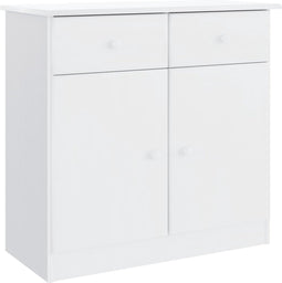 vidaXL - Dressoir - ALTA - 77x35x73 - cm - massief - grenenhout - wit