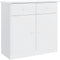 vidaXL - Dressoir - ALTA - 77x35x73 - cm - massief - grenenhout - wit