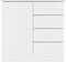 vidaXL - Dressoir - ALTA - 77x35x73 - cm - massief - grenenhout - wit