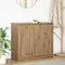 vidaXL - Dressoir - ambachtelijk - spaanplaat - hout - ambachtelijk - 85x34x76 - cm
