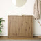 vidaXL - Dressoir - ambachtelijk - spaanplaat - hout - ambachtelijk - 85x34x76 - cm