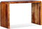vidaXL - Dressoir/bureau - massief - sheeshamhout - bruin
