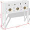 vidaXL - Dressoir - Chinese - stijl - massief - hout - wit