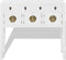 vidaXL - Dressoir - Chinese - stijl - massief - hout - wit