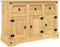 vidaXL - Dressoir - Corona - 112x44x78 - cm - massief - Mexicaans - grenenhout - bruin