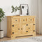 vidaXL - Dressoir - Corona - 112x44x78 - cm - massief - Mexicaans - grenenhout - bruin