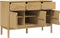 vidaXL - Dressoir - FLORO - 114x43x74 - cm - massief - grenenhout - wasbruin