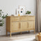 vidaXL - Dressoir - FLORO - 114x43x74 - cm - massief - grenenhout - wasbruin