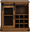 vidaXL - Dressoir - HALDEN - met - schuifdeur - 80x40x80 - cm - massief - hout