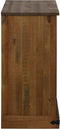 vidaXL - Dressoir - HALDEN - met - schuifdeur - 80x40x80 - cm - massief - hout