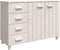 vidaXL - Dressoir - HAMAR - 113x40x80 - cm - massief - grenenhout - wit