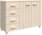vidaXL - Dressoir - HAMAR - 113x40x80 - cm - massief - grenenhout - honingbruin