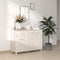 vidaXL - Dressoir - HAMAR - 113x40x80 - cm - massief - grenenhout - wit