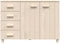 vidaXL - Dressoir - HAMAR - 113x40x80 - cm - massief - grenenhout - honingbruin