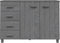 vidaXL - Dressoir - HAMAR - 113x40x80 - cm - massief - grenenhout - donkergrijs