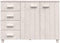 vidaXL - Dressoir - HAMAR - 113x40x80 - cm - massief - grenenhout - wit