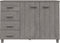 vidaXL - Dressoir - HAMAR - 113x40x80 - cm - massief - grenenhout - lichtgrijs