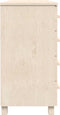 vidaXL - Dressoir - HAMAR - 113x40x80 - cm - massief - grenenhout - honingbruin