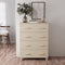 vidaXL - Dressoir - HAMAR - 79x40x103,5 - cm - massief - grenenhout - honingbruin