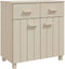 vidaXL - Dressoir - HAMAR - 79x40x80 - cm - massief - grenenhout - honingbruin