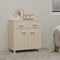 vidaXL - Dressoir - HAMAR - 79x40x80 - cm - massief - grenenhout - honingbruin
