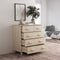 vidaXL - Dressoir - HAMAR - 79x40x80 - cm - massief - grenenhout - honingbruin