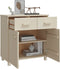 vidaXL - Dressoir - HAMAR - 79x40x80 - cm - massief - grenenhout - honingbruin