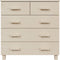 vidaXL - Dressoir - HAMAR - 79x40x80 - cm - massief - grenenhout - honingbruin