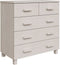 vidaXL - Dressoir - HAMAR - 79x40x80 - cm - massief - grenenhout - wit