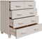 vidaXL - Dressoir - HAMAR - 79x40x80 - cm - massief - grenenhout - wit