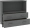 vidaXL - Dressoir - HAMAR - 85x35x80 - cm - massief - grenenhout - donkergrijs