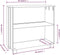 vidaXL - Dressoir - HAMAR - 85x35x80 - cm - massief - grenenhout - honingbruin