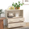 vidaXL - Dressoir - HAMAR - 85x35x80 - cm - massief - grenenhout - honingbruin