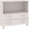 vidaXL - Dressoir - HAMAR - 85x35x80 - cm - massief - grenenhout - wit