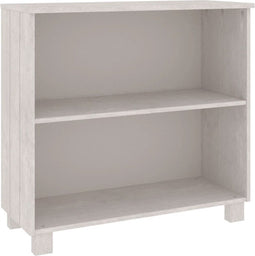 vidaXL - Dressoir - HAMAR - 85x35x80 - cm - massief - grenenhout - wit