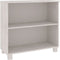 vidaXL - Dressoir - HAMAR - 85x35x80 - cm - massief - grenenhout - wit