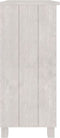 vidaXL - Dressoir - HAMAR - 85x35x80 - cm - massief - grenenhout - wit