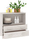 vidaXL - Dressoir - HAMAR - 85x35x80 - cm - massief - grenenhout - wit