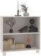 vidaXL - Dressoir - HAMAR - 85x35x80 - cm - massief - grenenhout - wit