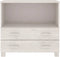 vidaXL - Dressoir - HAMAR - 85x35x80 - cm - massief - grenenhout - wit