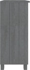 vidaXL - Dressoir - HAMAR - 85x35x80 - massief - grenenhout - donkergrijs