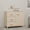 vidaXL - Dressoir - HAMAR - 90x40x80 - cm - massief - grenenhout - honingbruin