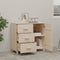 vidaXL - Dressoir - HAMAR - 90x40x80 - cm - massief - grenenhout - honingbruin
