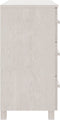 vidaXL - Dressoir - HAMAR - 90x40x80 - cm - massief - grenenhout - wit