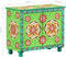 vidaXL - Dressoir - handgeschilderd - 70x35x60 - cm - mangohout - meerkleurig